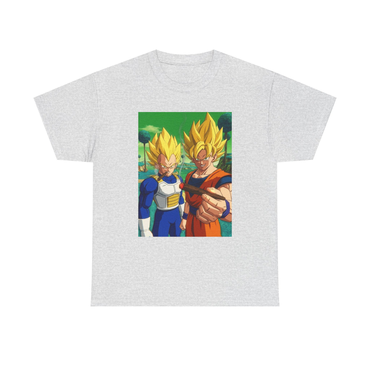 Goku and Vegeta Sharing a Blunt Tee