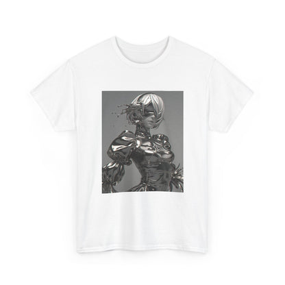Liquid Chrome Abstract Tee