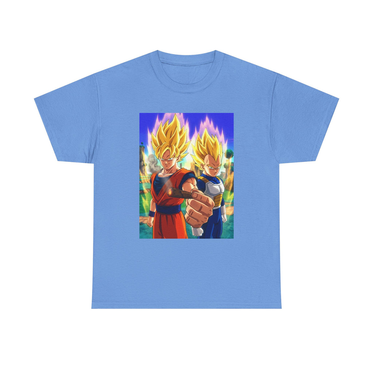 Goku And Vegeta Offering A Blunt