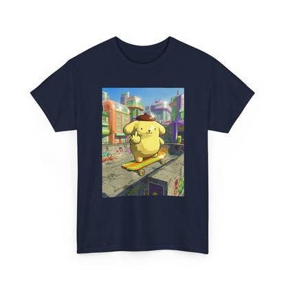 Pompompurin Flipping Bird Skate Park Tee
