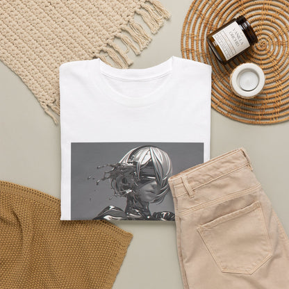 Liquid Chrome Abstract Tee
