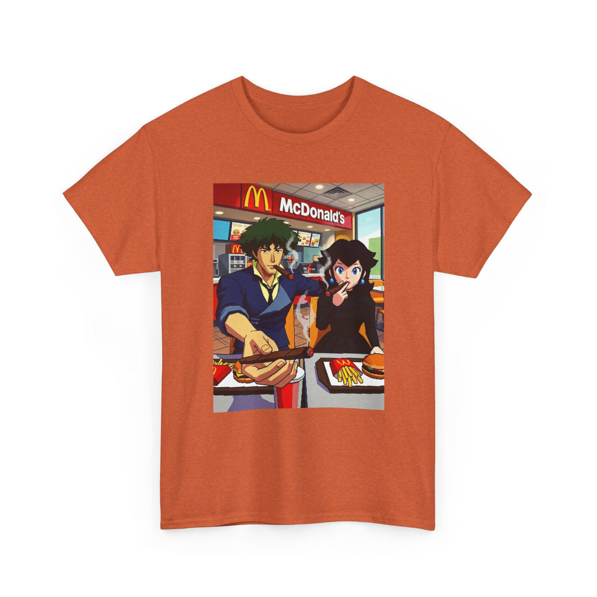 Spike and Bowsette Fast Food Smoke Session Tee