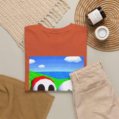 Shy Guy And Boo Flipping Off Tee (Design 5)