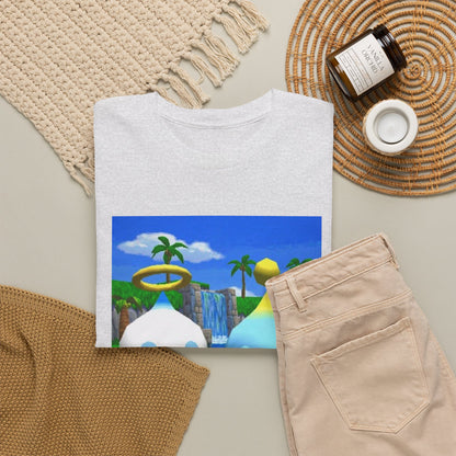 Chao Flipping Off In Paradise Tee