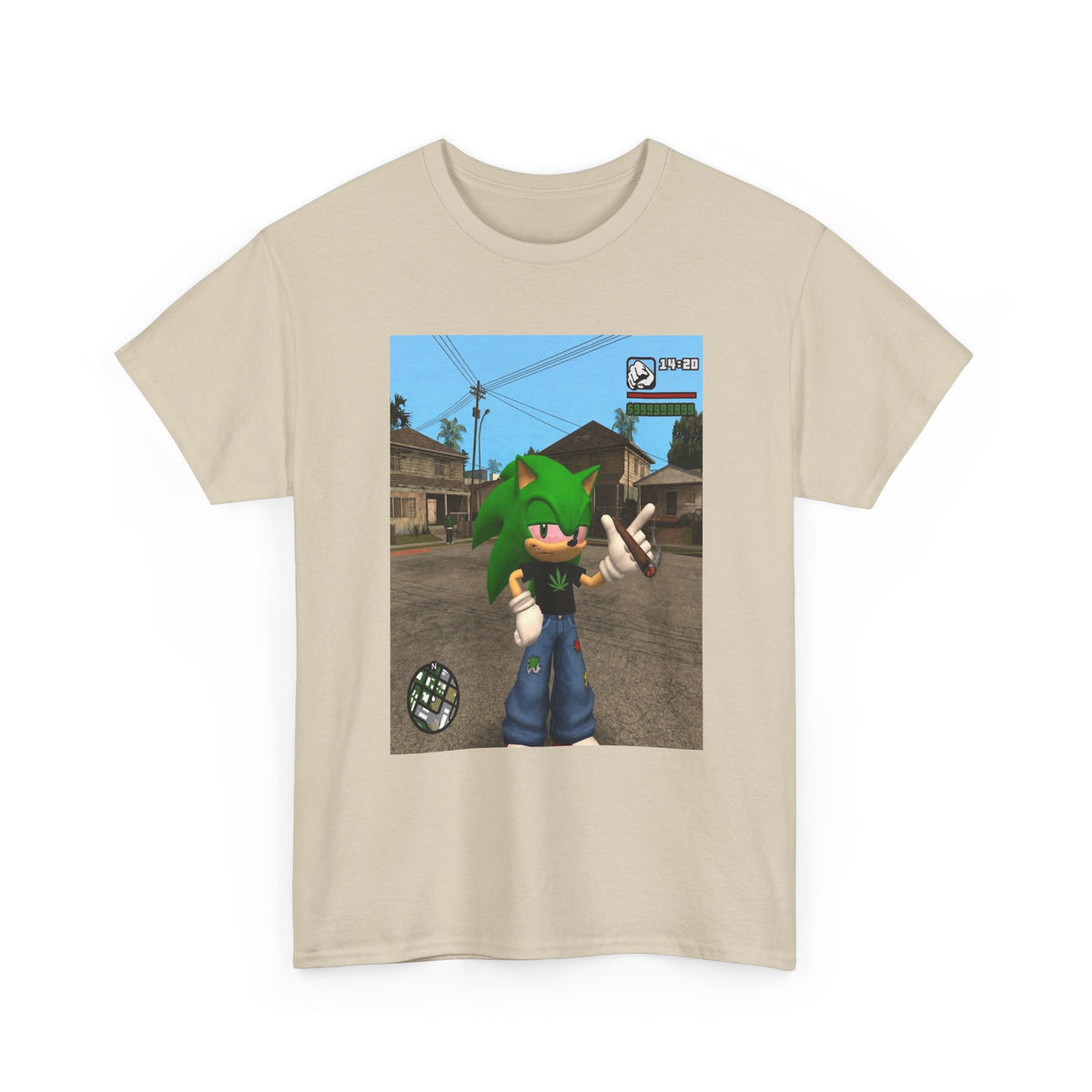 Green Hedgehog Smoking Blunt In San Andreas