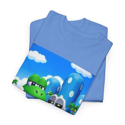 Yoshi And Dry Bones Flipping Off Tee (Design 7)