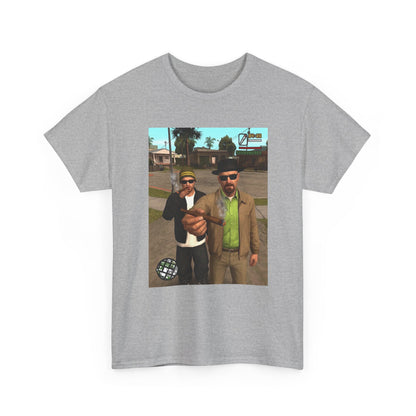 Heisenberg And Jesse Breaking Bad Grand Theft Auto Blunts Tee