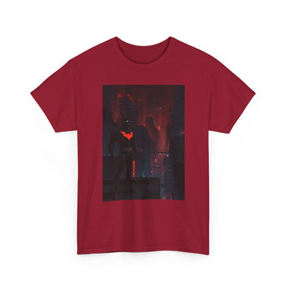 Cyberpunk Bat Hero In Neon City Tee