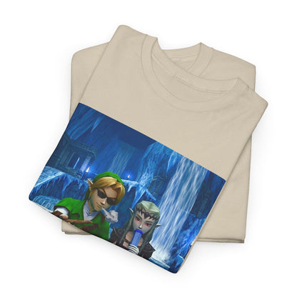 Stoner Link and Zelda Chillin' in Zora's Domain