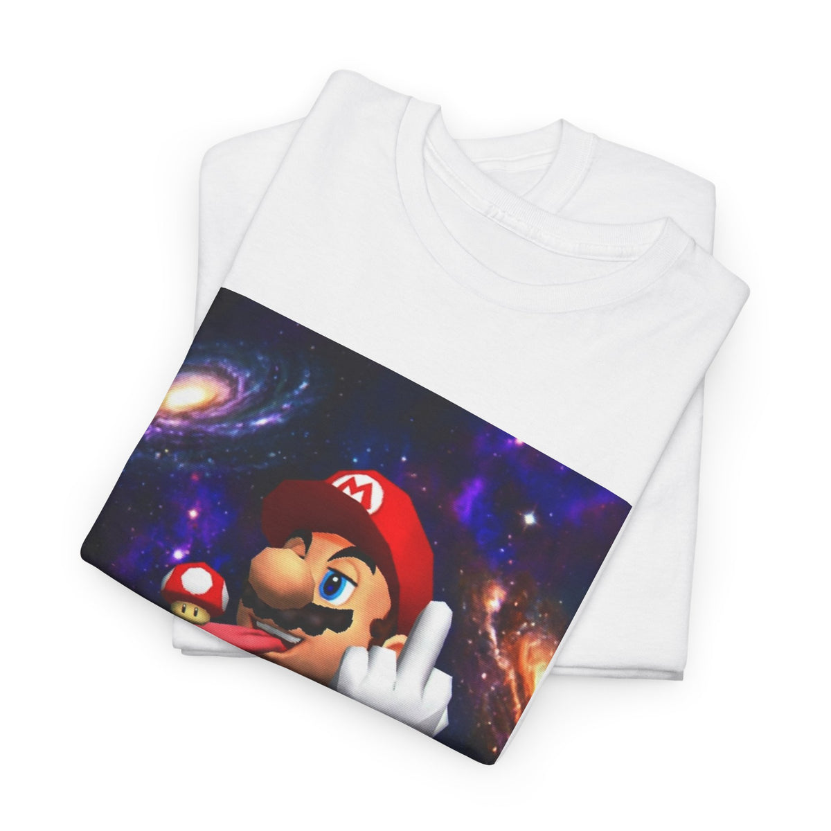 Mushroom-Tripping Plumber Gives The Finger Tee