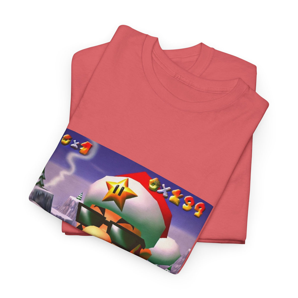 Cool Mario Santa Smoking Cigar Tee