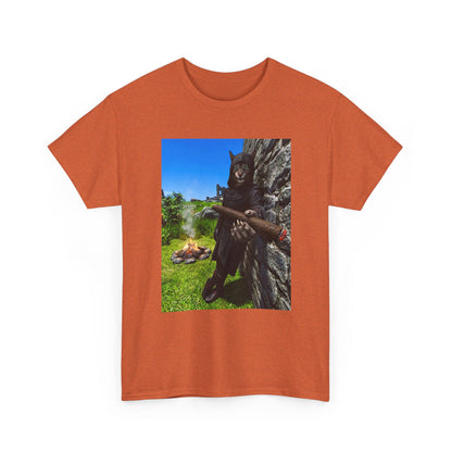Hooded Khajiit Smoking Blunts By Fire Tee