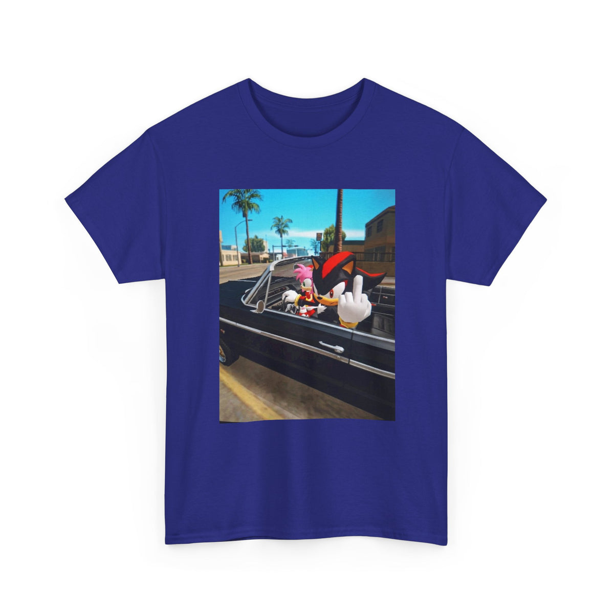 Shadow The Hedgehog Driving With Attitude Tee