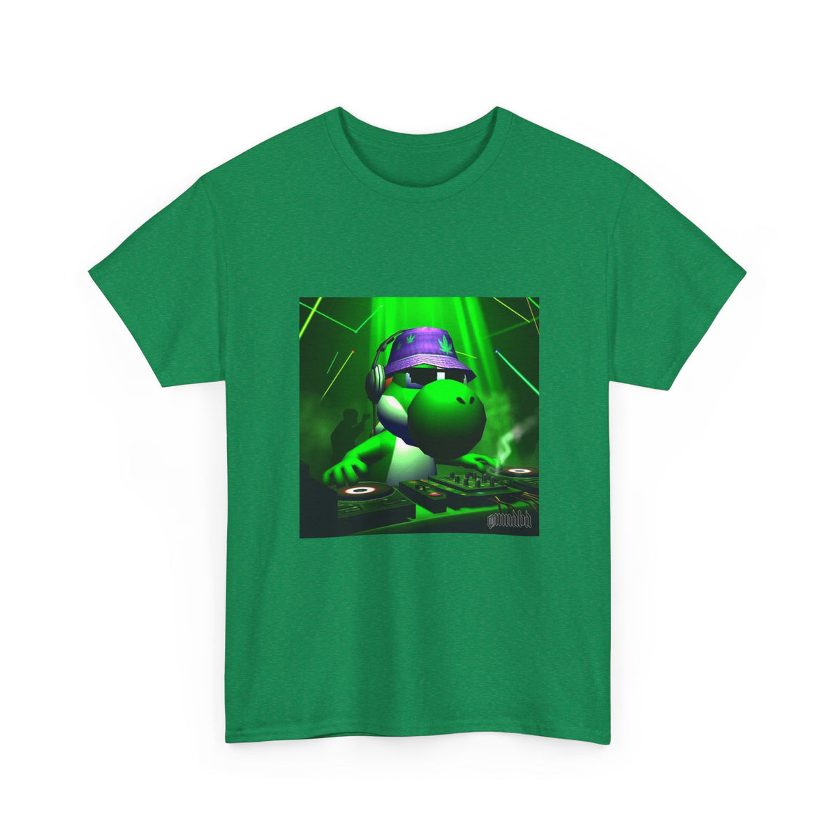 Yoshi DJing With Cannabis Bucket Hat Tee
