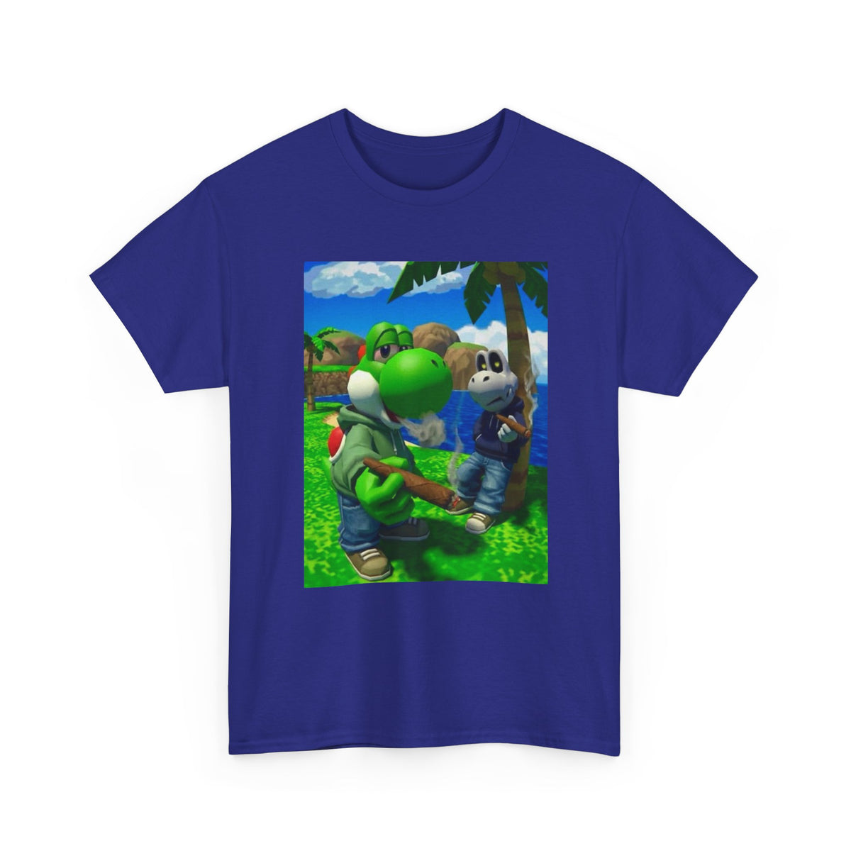 Yoshi And Dry Bones Smoking Blunts Tee