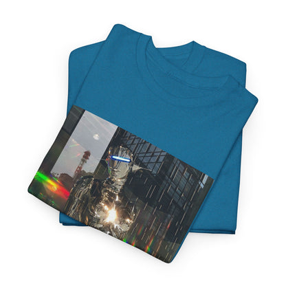 Neon Ember Flow Graphic Tee