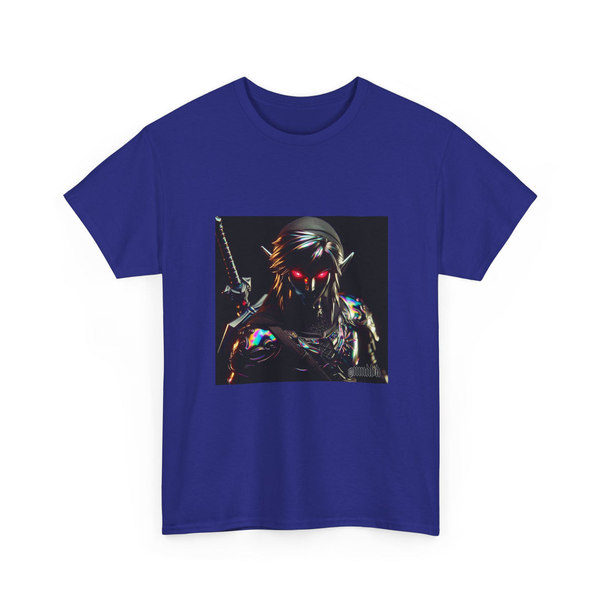Chromatic Dark Elf Warrior With Red Eyes