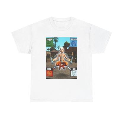 Avatar Aang Element Bending With Bongs Tee
