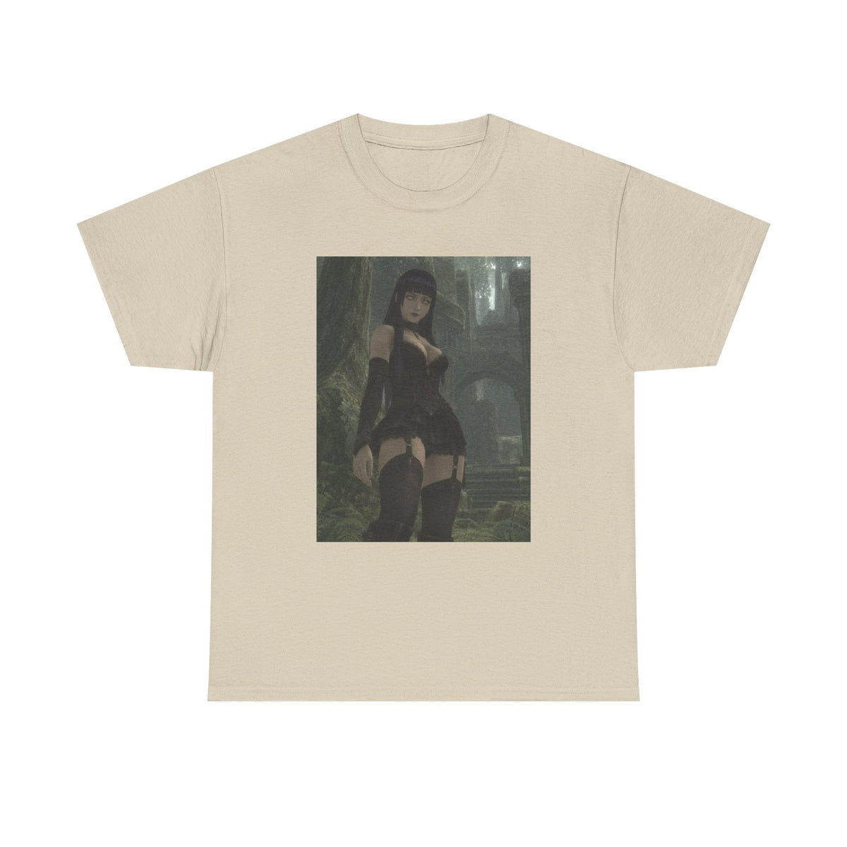 Gothic Byakugan Maiden In Ancient Ruins Tee