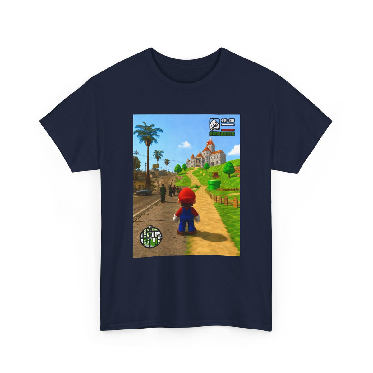 Mario Exploring San Andreas Streets