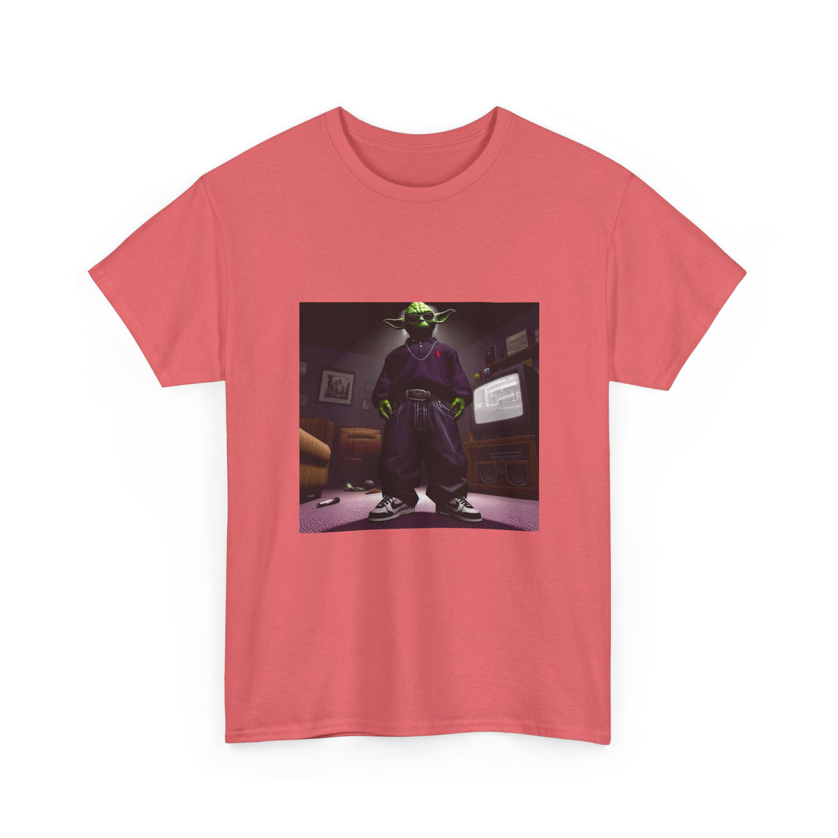 Yoda In Y2K Drip Standing Confidently