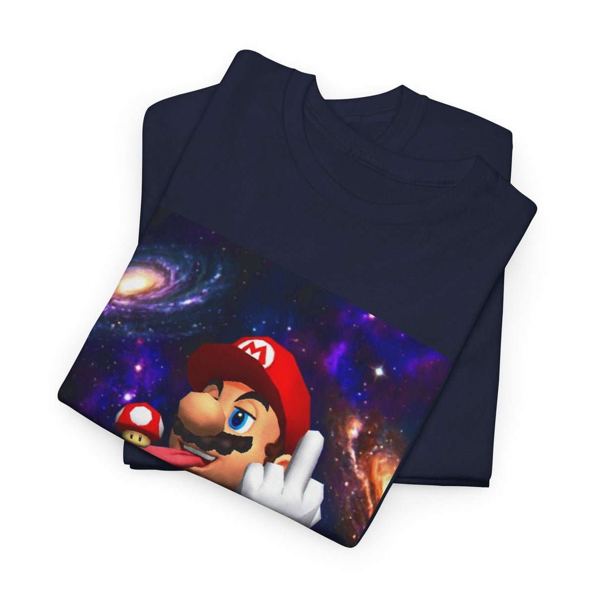 Mushroom-Tripping Plumber Gives The Finger Tee