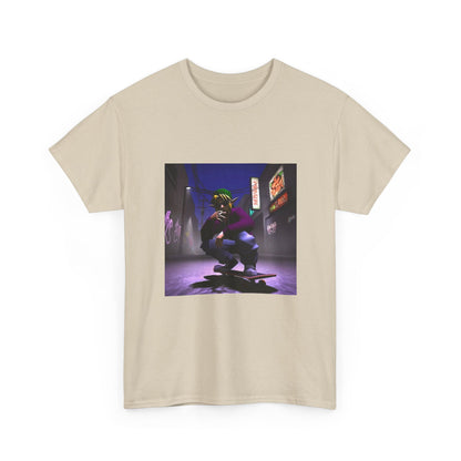Skater Link Smoking In Neon Alley Tee (Design 8)