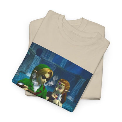 Link And Zelda Chillin' By The Water