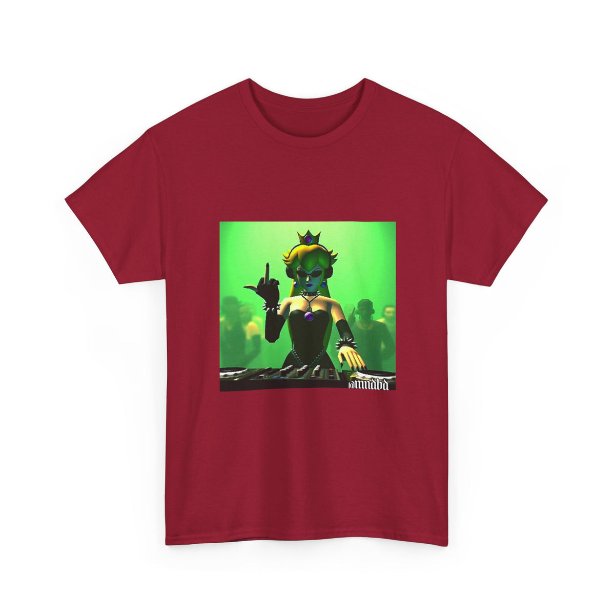 Gothic Peach DJ Flipping The Bird Tee