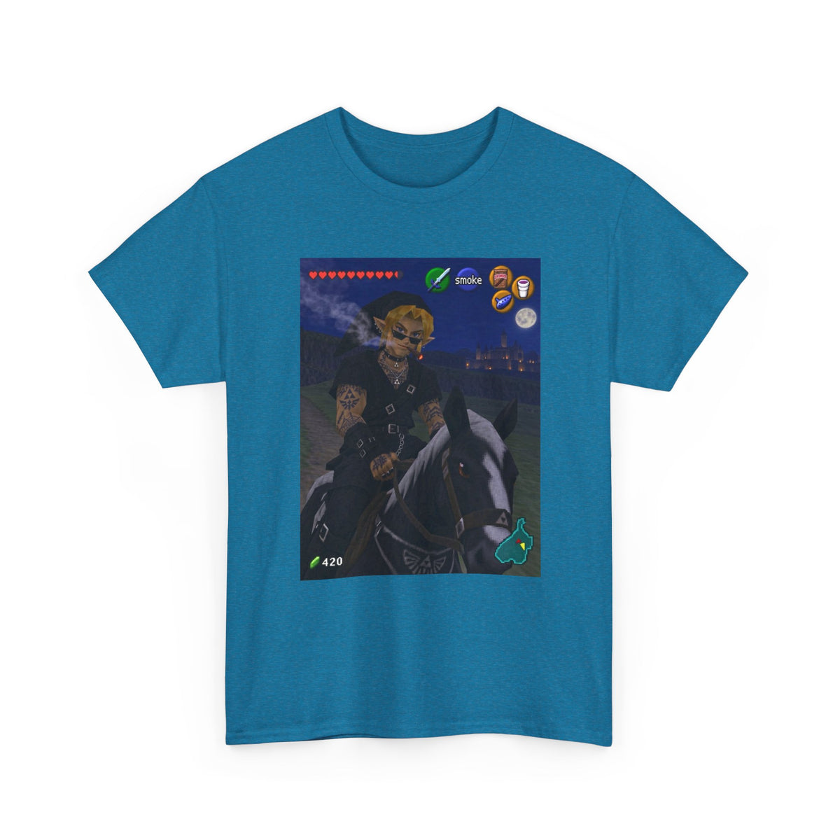 Goth Link Smoking On Epona