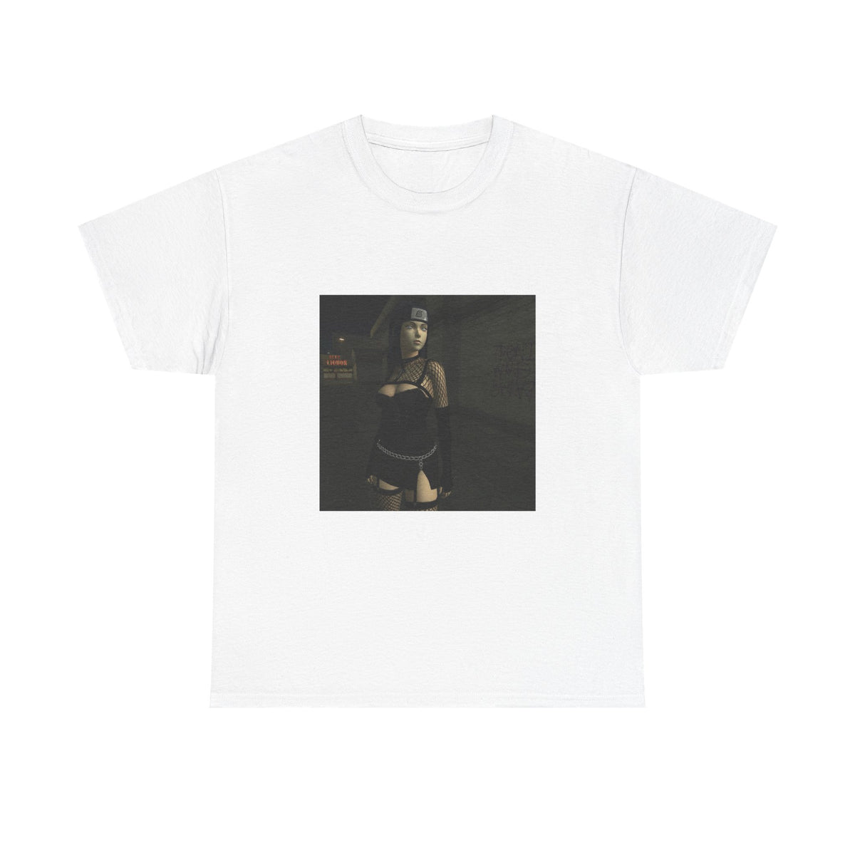 Anime Kunoichi Character Street Scene Tee