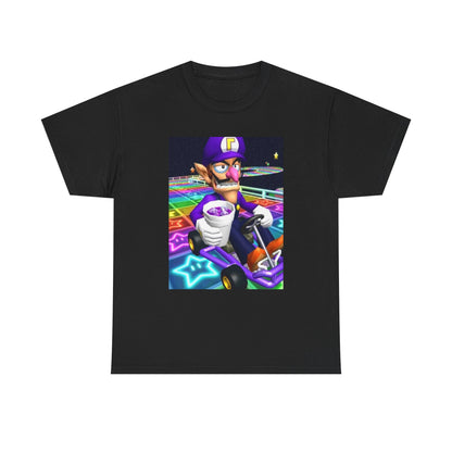Waluigi Sipping Lean On Rainbow Road Tee (Design 4)
