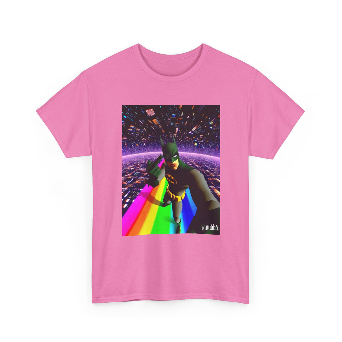 Batman Flips Off Reality On Psychedelic Tee