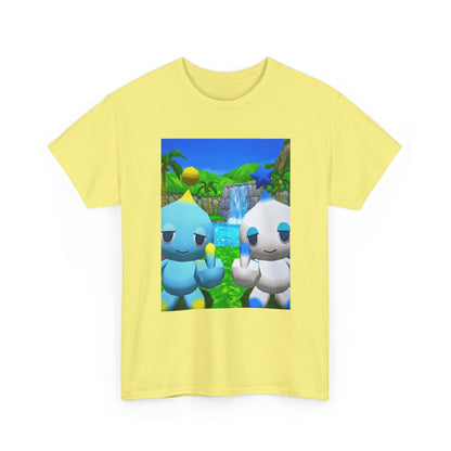 Chao Flipping Middle Fingers At Waterfall