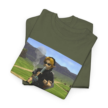 Edgy Dark Link Bong Hit Tee