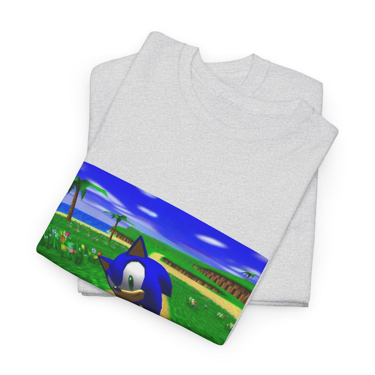 Sonic On A Trippy Green Hill Zone