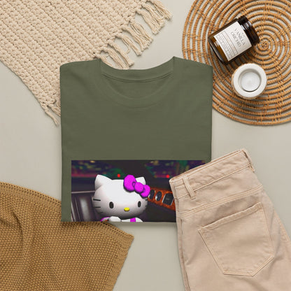 Hello Kitty Pouring Lean In Car Tee