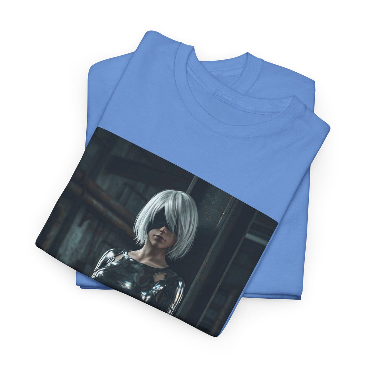 Chrome 2B Leaning In Industrial Scene