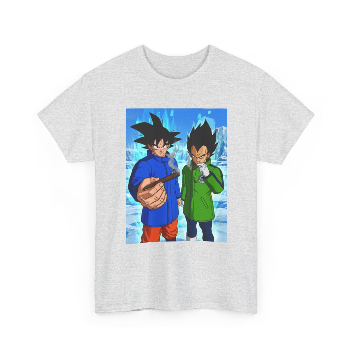 Goku and Vegeta Chillin' On Ice