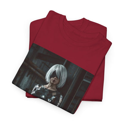 Chrome 2B Leaning In Industrial Scene