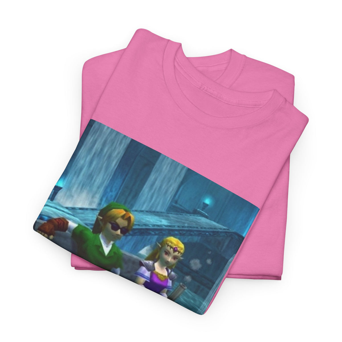 Link And Zelda Chilling In Zora's Domain