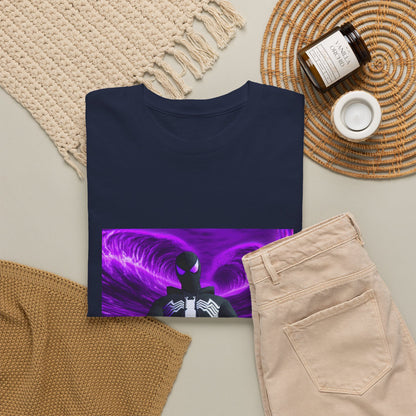 Black Spider-Man Chilling with Lean in Purple Haze
