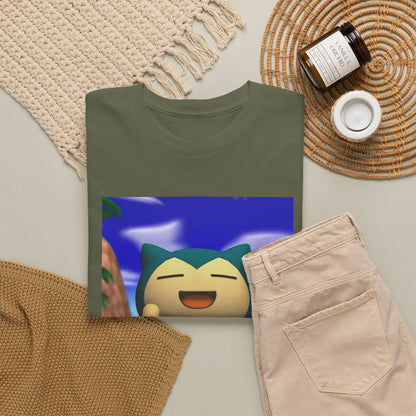 Snorlax Flipping The Bird Tee