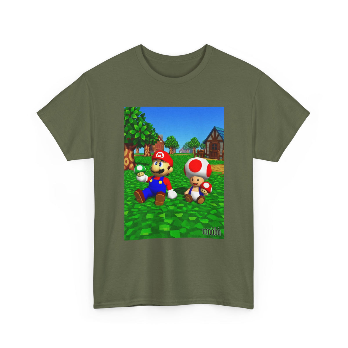 Mario And Toad Chillin' With Shrooms