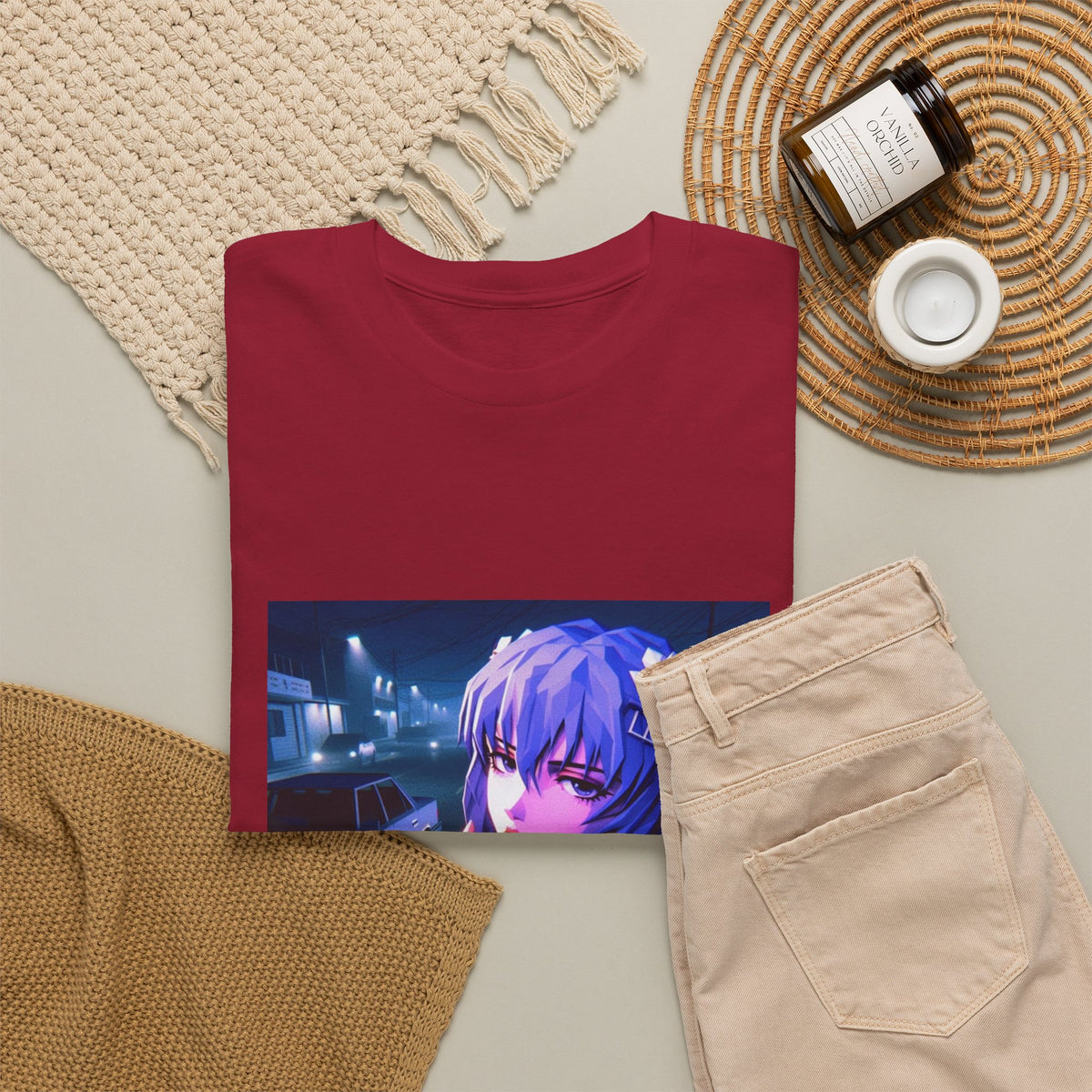 Rei Ayanami Riding GTA Streets Tee