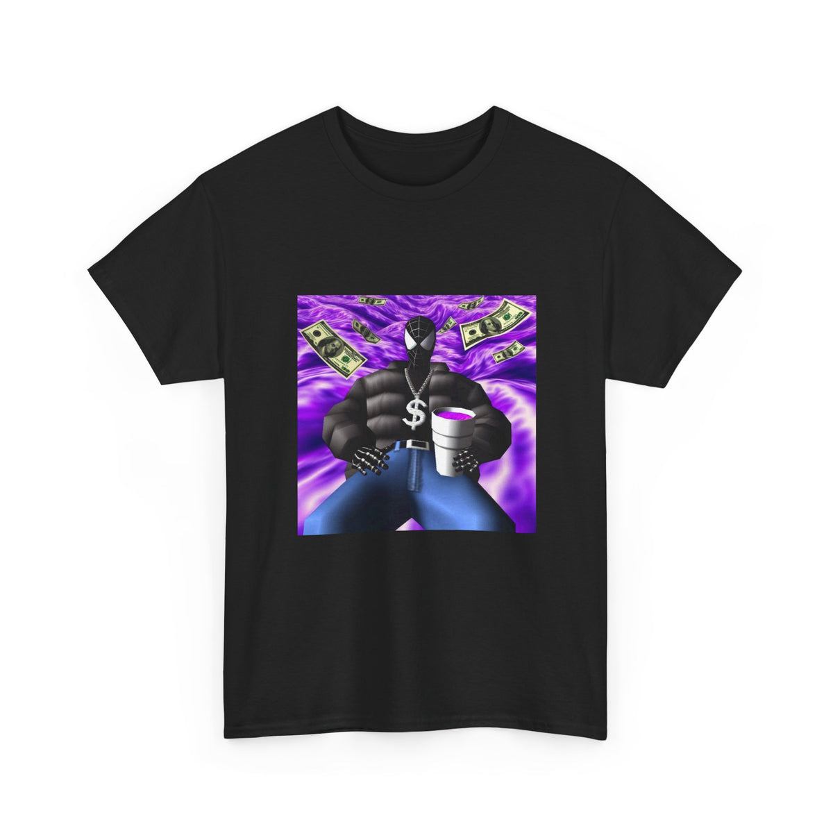 Spider-Man Chillin' With Lean And Money