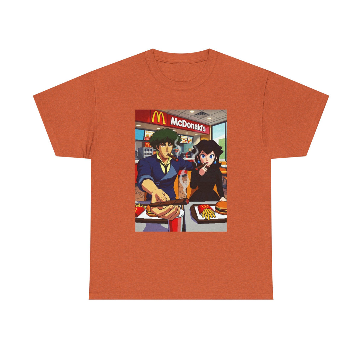 Spike and Bowsette Fast Food Smoke Session Tee