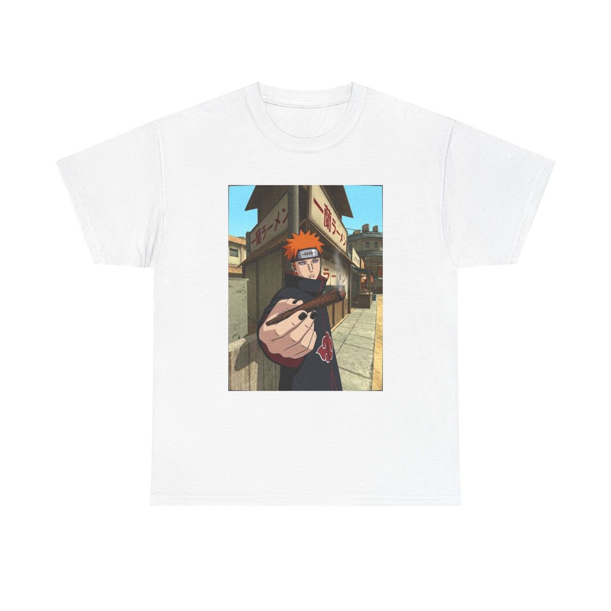 Pain Smoking A Blunt In Konoha Tee