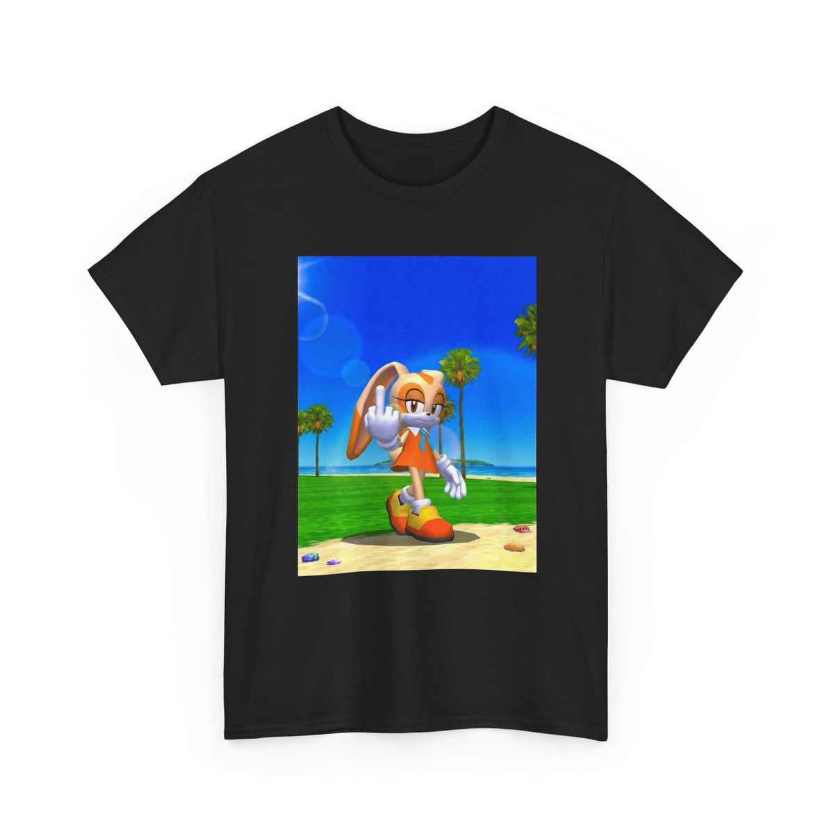 Cream The Rabbit Giving The Finger Tee