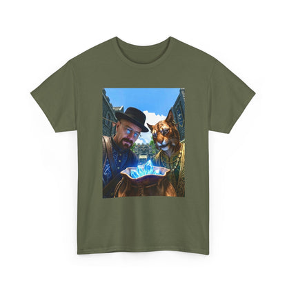 Walter White And Khajiit With Blue Crystals